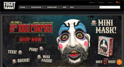 Desktop Screenshot of fright-rags.com